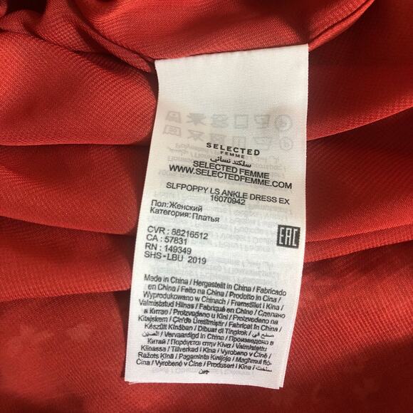 Selected Femme Floral Flowy pleats maxi dress ditsy floral ASOS Sz 8 Blogger Fav - Picture 14 of 16